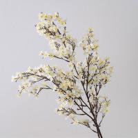 Rama de flor de melocotón Artificial de 97cm, flor de melocotón de seda elegante de plástico hecha a mano, flor falsa de tacto Real para sala de estar y escritorio - details 20