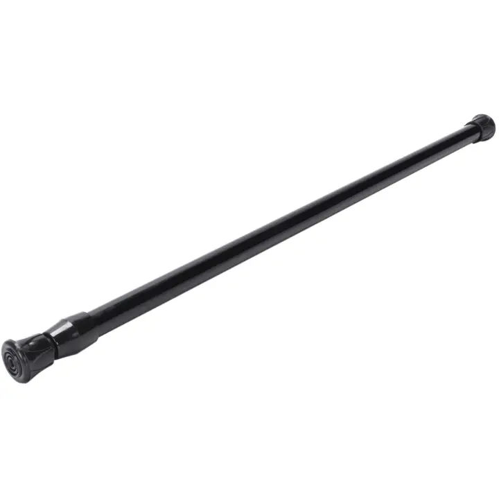 Poste de riel de cortina con resorte extensible, barra de tensión telescópica para ventana de baño, 40-70Cm - 1