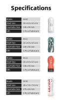 DRYWELL -  Masturbador masculino Copa Juguetes sexuales Vagina realista para hombres Silicona suave Hombres Masturbación Productos sexuales - details 9
