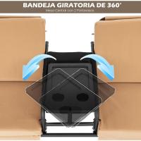 Bolsa Térmica Exterior para 2 Personas Columpio de Jardín con Toldo Ajustable y Cojines Extraíbles - details 4