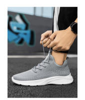 Zapatos informales coreanos versátiles para deportes nuevos para hombre y mujer, tejido volador para correr, talla grande, modernos y a la moda - details 21