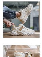 Zapatos deportivos transpirables para hombre, zapatillas de correr con suela gruesa que aumentan - details 17