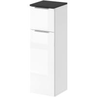 Armario de baño Otis, Blanco Alto Brillo/Antracita, 30 x 190 cm - details 7