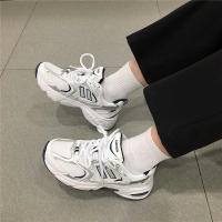 Zapatillas de deporte transpirables de cuero PU para mujer, zapatos planos para correr, zapatos deportivos informales transpirab - details 2