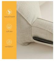 Almohada de Lumbar de Poliéster 100% Cojín de Estudio de Lectura con Bolsillos y Apoyo de Brazo para Cama, Sofá, Silla de Oficina - details 4