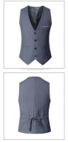 Chaleco de traje de hermano para hombre, ropa de negocios de estilo occidental, chaleco sin mangas de verano para escena de boda - details 6