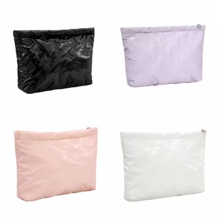 Organizador de artículos de tocador de viaje creativo, contenedor de cosméticos INS portátil, impermeable, con cremallera, Mini bolsa de maquillaje, bolsa de lápiz labial - 1