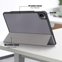 Funda de cuero en pulgadas, tapa dura con triple soporte, para Xiaomi Mi Pad 5 Pro, tableta - details 15