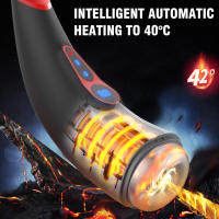 Masturbador masculino automático, máquina de succión, vibrador, calefacción, artículos de masturbación, mamada, suministros para adultos, juguete sexual para hombres - details 0