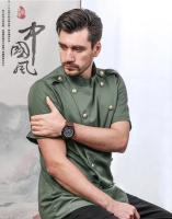 Uniformes de Chef de alta calidad para hombre, ropa de manga larga y corta, 3 colores, novedad de 2023 - details 0