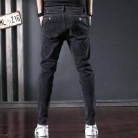 Jeans Estilizados para Hombres Pantalones de Primavera y Otoño Ajuste Cinturón Alto - details 4