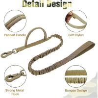 Collares tácticos con correa perro, Collar militar nailon ustable para perros medianos grandes, entrenamiento de pastor alemán y - details 1