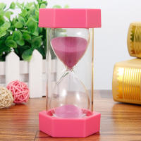 Reloj de arena para niños, cronógrafo de arena, suministros de cocina, juego de regalo, 5/10/15/20/30min - details 0