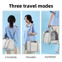 Bolsa de transporte portátil para mascotas, bolso de viaje suave y transpirable, plegable, con cierre de seguridad para perros - details 4