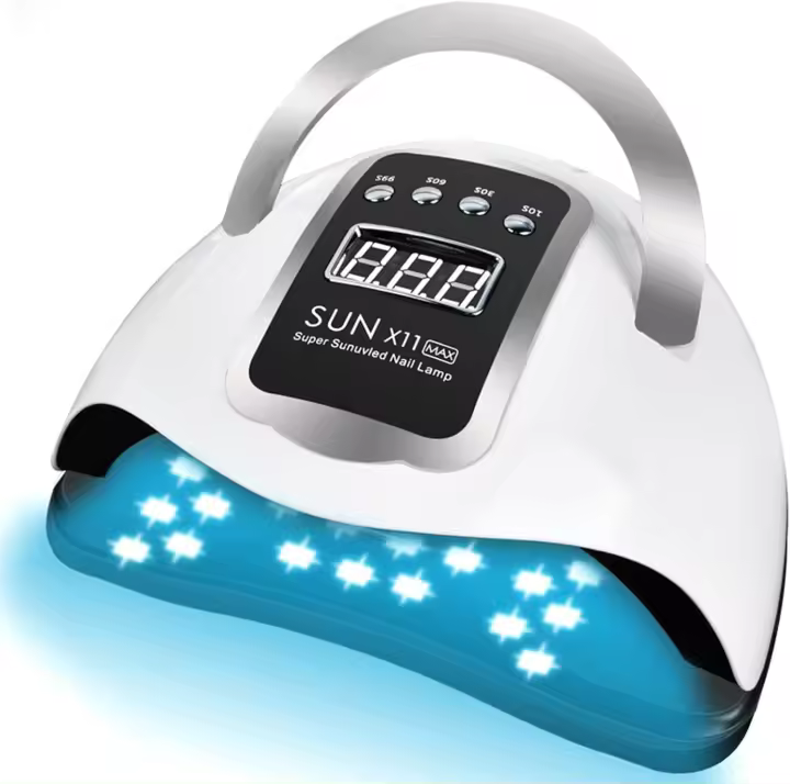 Lámpara de uñas LED UV, para uñas de gel, lámpara de uñas de gel de 280 W con 66 cuentas LED, 4 ajustes de temporizador/sensor automático, herramientas profesionales de bricolaje para uñas para principiantes, uso en salón en casa - 1