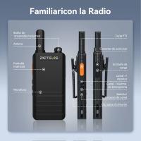 Retevis-Mini walkie-talkie B63H, portátil, PMR446, Radio Profesional - details 5