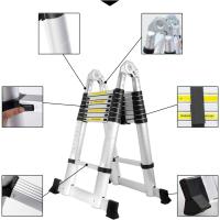Escalera Telescópica de Aluminio de 5m Portátil, Desmontable, Antideslizante, Extensible, Multiusos, Carga de 150kg Mejoras del Hogar y Herramientas - details 92