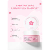 LAIKOU Crema de esencia de Sakura japonesa 8g Hidratante e hidratante Tamaño mini Blanqueamiento Nutritivo Cuidado de la piel - details 3