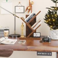 Estantería de árbol, Librería Alta de 6 Niveles Estantería Estrecha de madera con cajones para Sala de Estar, Dormitorio 38×19×112CM Marrón Rústico - details 80