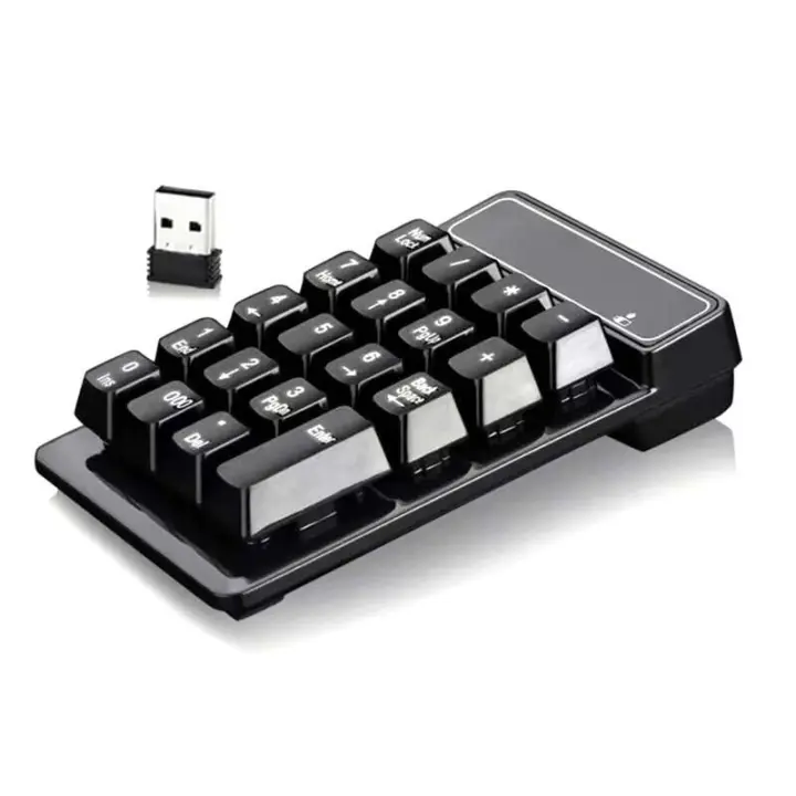 Nueva llegada 2,4G teclado numérico inalámbrico Nical Feel 19 teclas teclado numérico para PC portátil, Etc. - 1