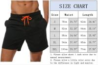 Short de baño para hombre para surf y natación |   Tejido de secado rápido anti-cloro |   Playa y Deportes Acuáticos Playa y Deportes Acuáticos - details 6