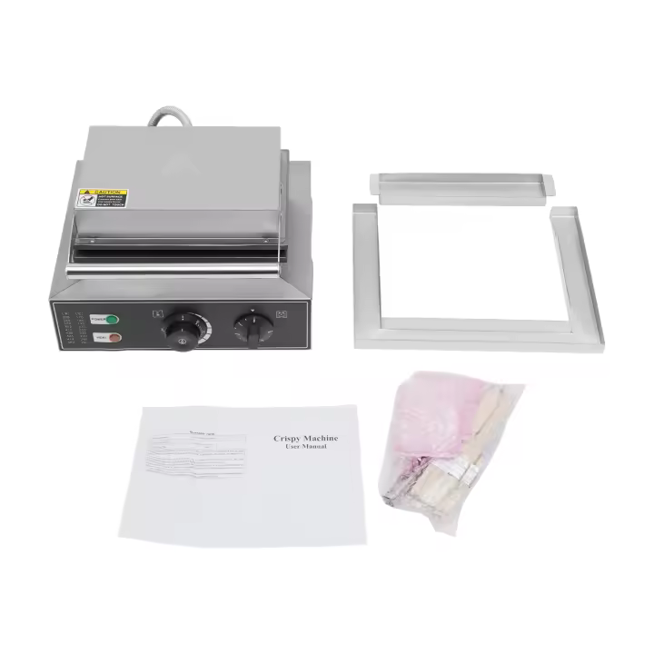 Máquina Eléctrica antiadherente para hacer gofres, dispositivo comercial de 1500W, 220V y 5 ranuras - 1