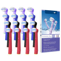 Cabezas de Cepillo Dental Eléctrico de Precisión Multicolor Compatibles con Oral B Profesional Care 500, 550, 1000, 3000 Material de Plástico Hecho en China - details 0