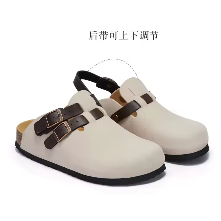 Chanclas de mujer, anillos, lazos en los dedos, sandalias planas de gladiador de verano - 1