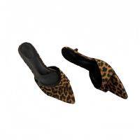 Sandalias Planas de Moda para Mujer Estampado de Leopardo Novedad con Falda - details 9