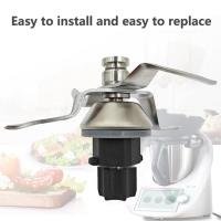 Cuchilla de repuesto para procesador de alimentos Vorwerk Thermomix TM31, Base de olla principal, piezas de cabezal de cuchillo de acero inoxidable, placa fija - details 7
