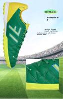 Botas de fútbol transpirables de alta calidad para hombre, con buen agarre y suela de clavos, fabricadas en material de poliuretano para - details 6