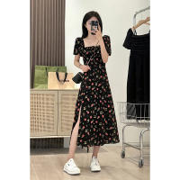 Vestidos de manga corta Mujer Retro Suave Ocio Vacaciones Streetwear Vestido de playa - details 11