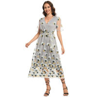 2025 primavera y verano nueva ropa de mujer de gran tamaño vestido de encaje bordado moda y comodidad de las mujeres de verano - details 9