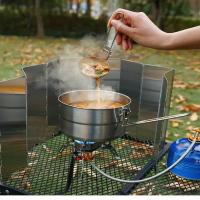 8/9/10 pantalla de aleación de aluminio a prueba de viento para cocina, picnic, camping al aire libre, estufa de gas - details 4