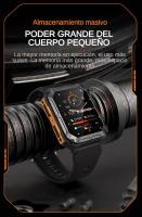2024 Reloj Inteligente Militar para Hombre, Pantalla HD de 1,83
