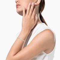 Pulsera de Ley 925 con Circonita Brillante para Mujer, Pulseras Deslizantes de Cadena Ajustable, Joyería Nupcial para Bboda, Día de la Madre, Regalo - details 2