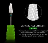 Broca de Cerámica para Uñas KADS Accesorios de Manicura para Eliminación de Piel Muerta Pulido de Superficie de Gel UV Removedor de Acero Inoxidable - details 7