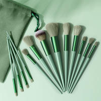 Juego de Brochas de Maquillaje Profesional para Mujer 13 Brochas Cosméticas para Corrector, Base, Rubor, Resalto, Polvo Suelto y Más - details 2