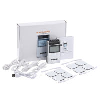 Masajeador corporal TENS estimulador muscular eléctrico EMS, almohadillas de electrodos,dispositivo de masaje de cuerpo completo - details 8