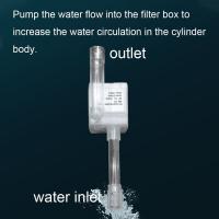 Bomba sumergible pequeña USB portátil, ventosa ultrasilenciosa, Mini bomba de agua de 1W, bomba de fuente de agua de plástico para acuario - details 1