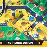 LITTLE MACHINES CONSTRUCTION MAT AUTHENTIC DESIGN
