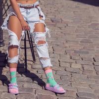 SJZDWYLZ Calcetines de Diversión de Impresión Animal Talla Grande para Hombres y Mujeres Algodón Combinado - details 2