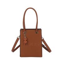 Textura de la moda de las mujeres portátil pequeña bolsa cuadrada versátil letra personalizada bolsa de mensajero nueva bolsa de mano vertical mujeres - details 14