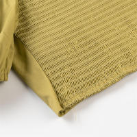 OUWU- Camisetas lisas empalmadas con solapa para mujer, túnica de manga corta con cuello cuadrado, camiseta con temperamento, estilo de moda femenina - details 8