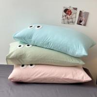 Funda de almohada suave y cómoda, funda de almohada transpirable lavable a máquina con dibujos animados, funda de cojín Rectangular de poliéster para viaje, 2 uds. - details 10