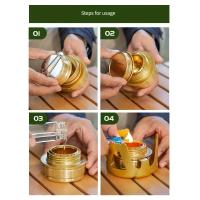 Estufa de Alcohol Portátil Mini Ideal para Acampar, Picnic, Barbacoa y Pescar - details 1