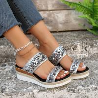 zapatos de zapatilla de tacón de cuña de verano para mujer - details 5