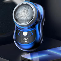 Afeitadora eléctrica portátil para el hogar, con pantalla Digital miniafeitadora recargable por USB, tamaño de bolsillo, elimina el vello - details 3
