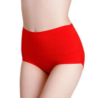 Bragas de cintura alta para mujer, ropa interior de algodón de talla grande, sólida, Sexy, sin costuras, íntima, 3 piezas por lote - details 13