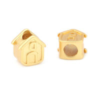 Pulseras de Brass Dorado Mate 4PCS Grande Agujero Abalorios para Hacer Joyas DIY - details 12